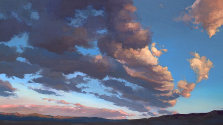 Landscapes in Oil: Dramatic Skies