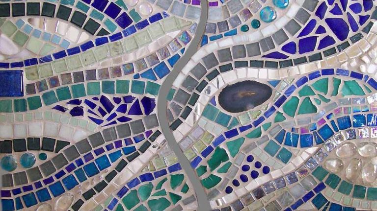 Mosaic Garden Stone