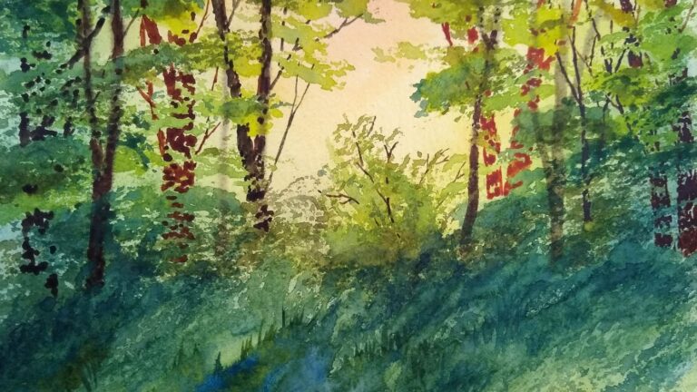 Trees in Watercolor