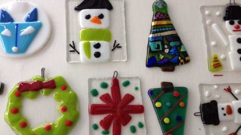 Introduction to Glass Art: Kiln Forming and Holiday Ornaments