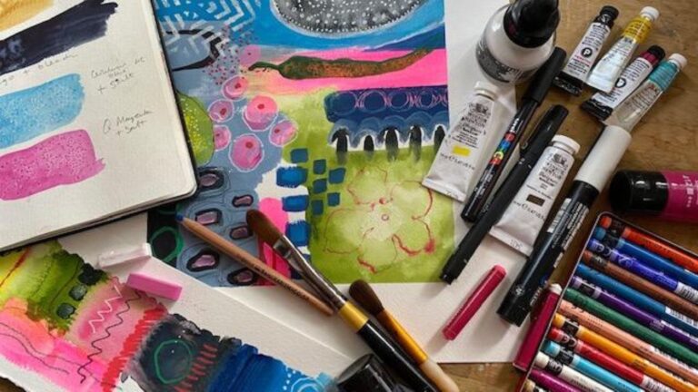 Winter Break Teen Art Camp: Intro to Mixed Media Art - Nevada