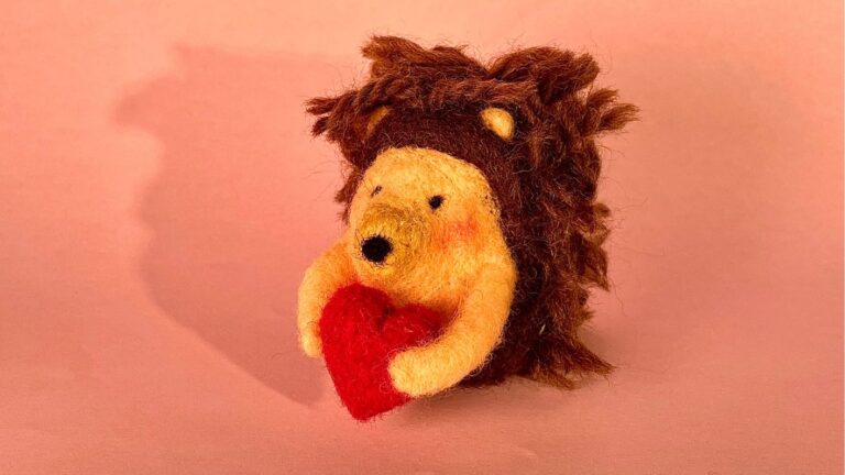 Intro to Needle Felting: Spread Love with a Hedgehog