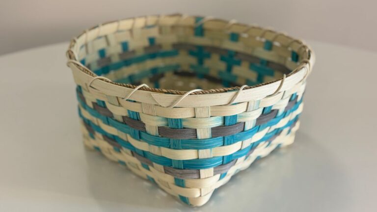 Native Basket Weaving: Basic Market Basket